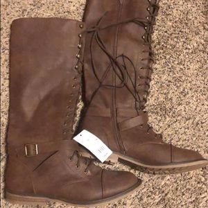 Brown boots size 11